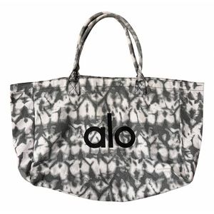 ALO Yoga Grey Tie Dye Tote Bag